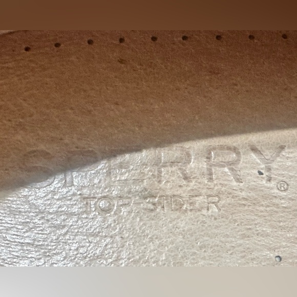 New without tags men’s 10 1/2 leather Sperry top slider shoes - Picture 5 of 5